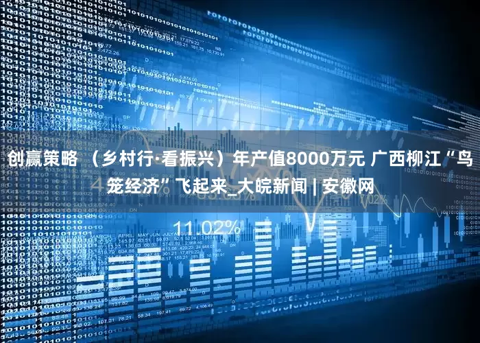 创赢策略 （乡村行·看振兴）年产值8000万元 广西柳江“鸟笼经济”飞起来_大皖新闻 | 安徽网